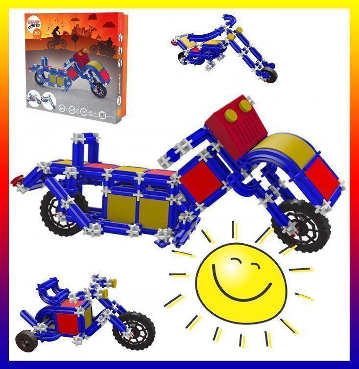 Kit di costruzioni: Baukasten Motorrad, Töff, Chopper – Nuovo e nell'imballaggio originale da Mosnang venduto da glascom