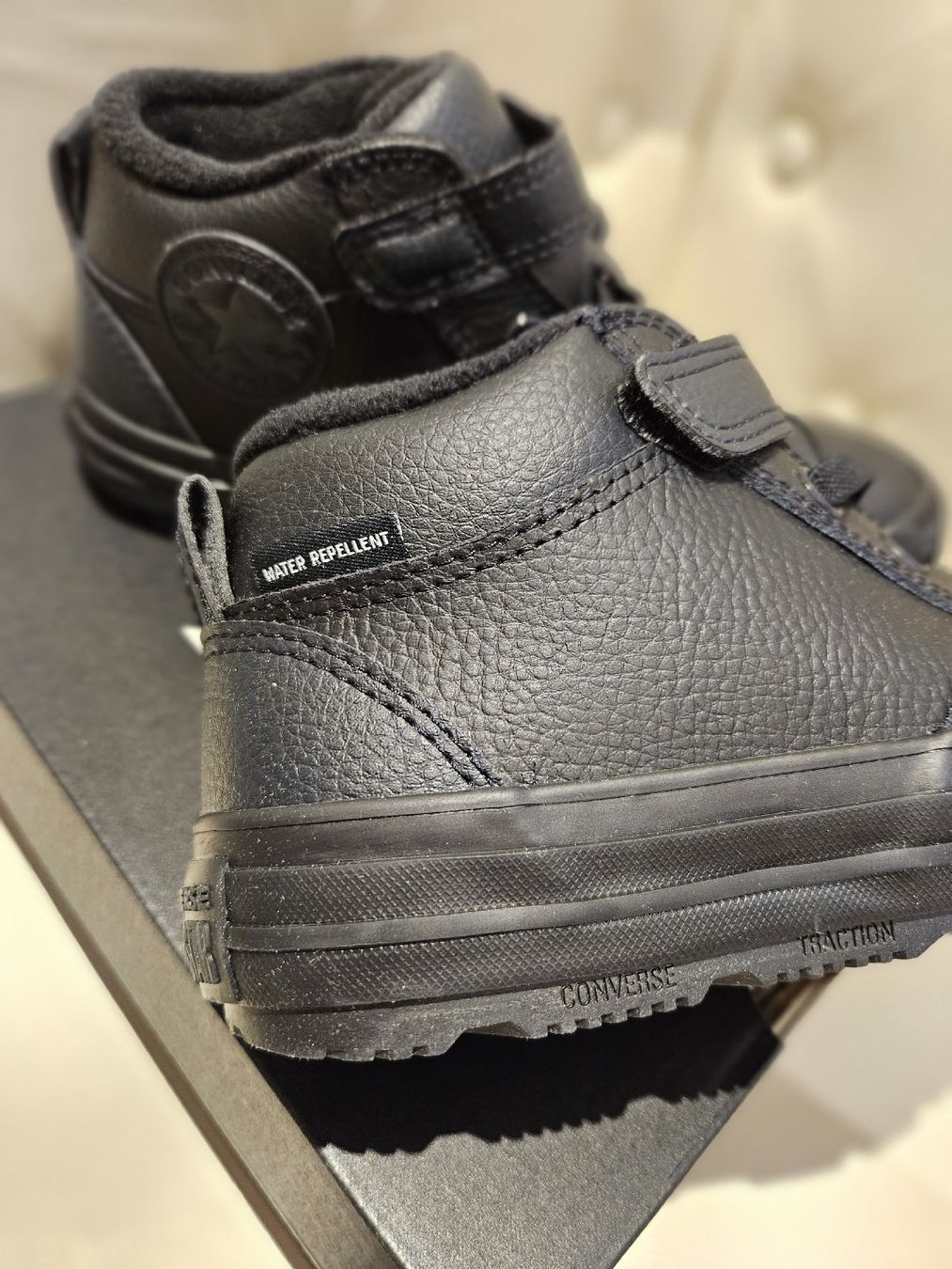 Converse Scarpe per ragazzi: Kinder Converse All Star, Gr. 35, Schwarz, Neuwertig – Nuovo (secondo la descrizione) da Matzingen venduto da seme_products 6