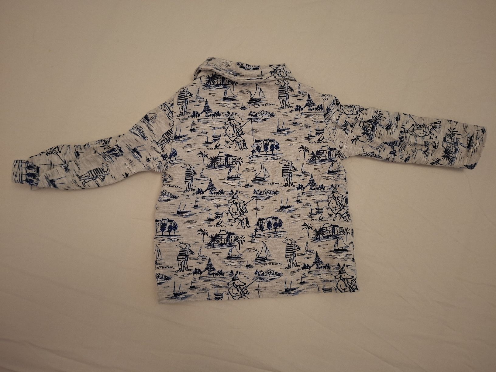 Petit Bateau Pullover & Sweatshirts: Pull imprimé Petit Bateau garçon taille 81cm – Gebraucht aus Plan-les-Ouates von Laly_92 3