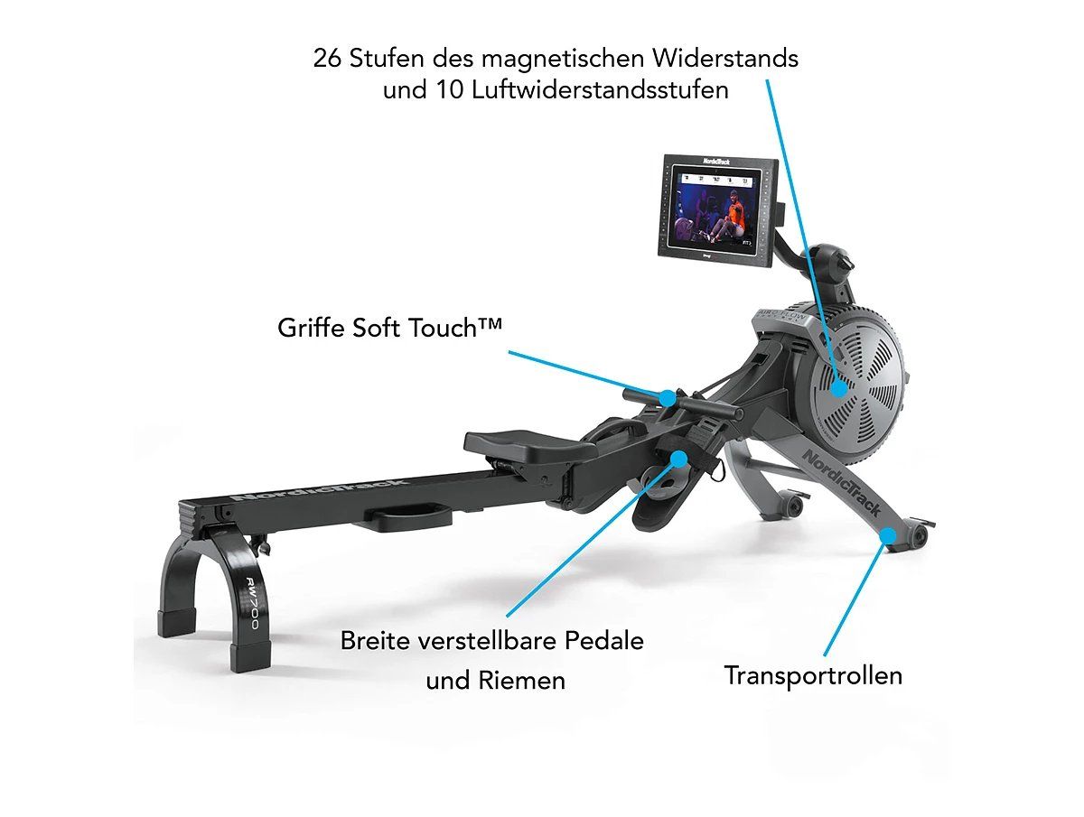 NordicTrack Vélos d'appartement: Nordictrack Rudergerät RW700 – D'occasion à Elgg par Winterthurer86 2