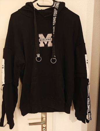 Sweat à capuche noir Fashion, taille unique