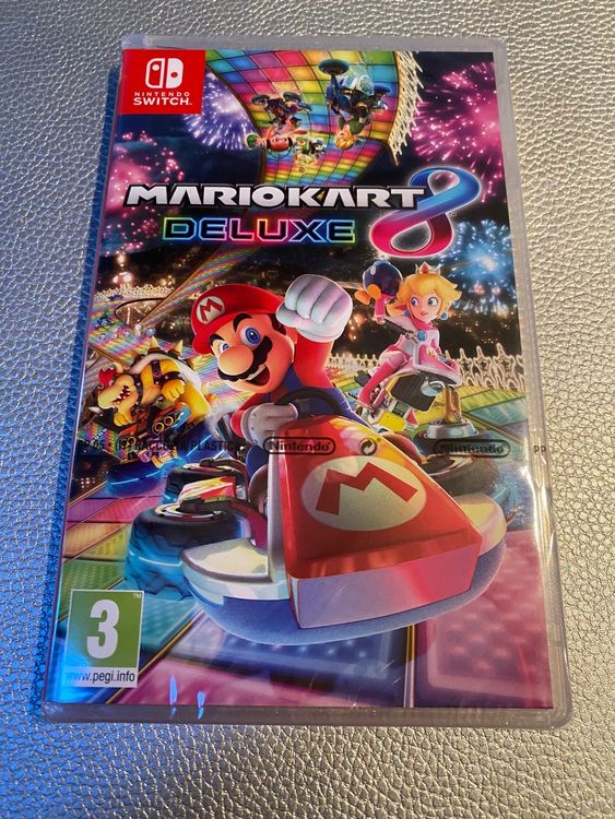 Jeu Nintendo Switch : Mario Kart 8 Deluxe - Multilingue (FR/EN/DE/etc.) - Très Bon état