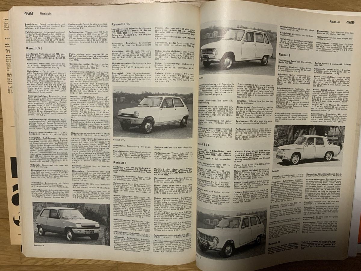Autos: AUTOMOBIL REVUE KATALOG 1974 – Gebraucht aus Frauenfeld von CSM71 1