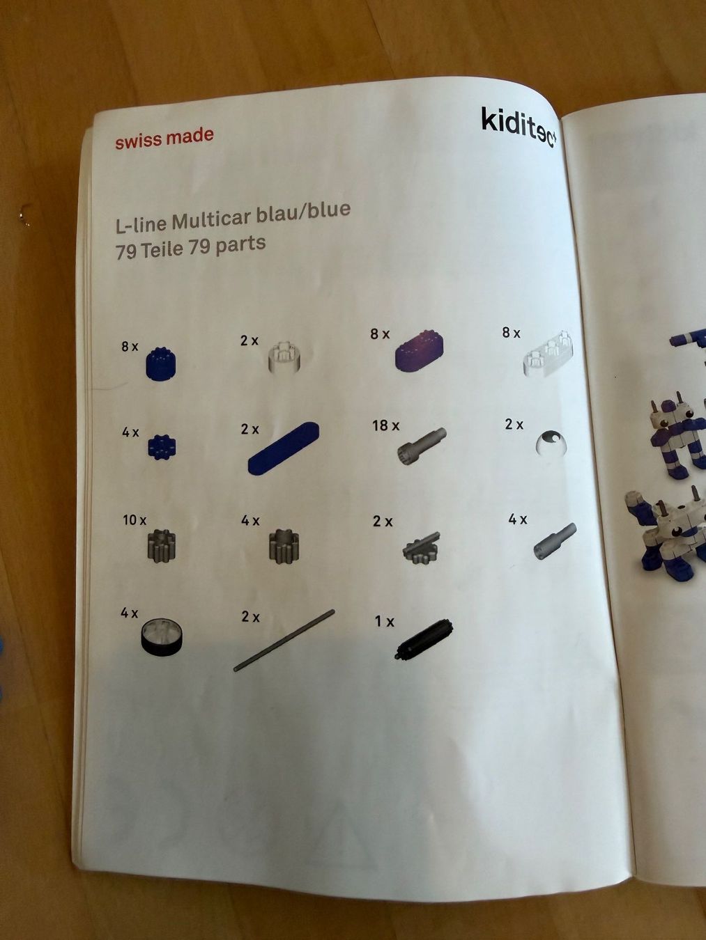 Kit di costruzioni: Kiditec Multicar blue L-Line – Usato da Zuerich venduto da Gvade 5