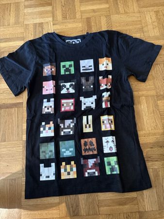 T-shirt Minecraft Mojang noir taille 158cm bon état