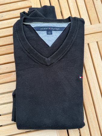 TOMMY HILFIGER Pullover schwarz