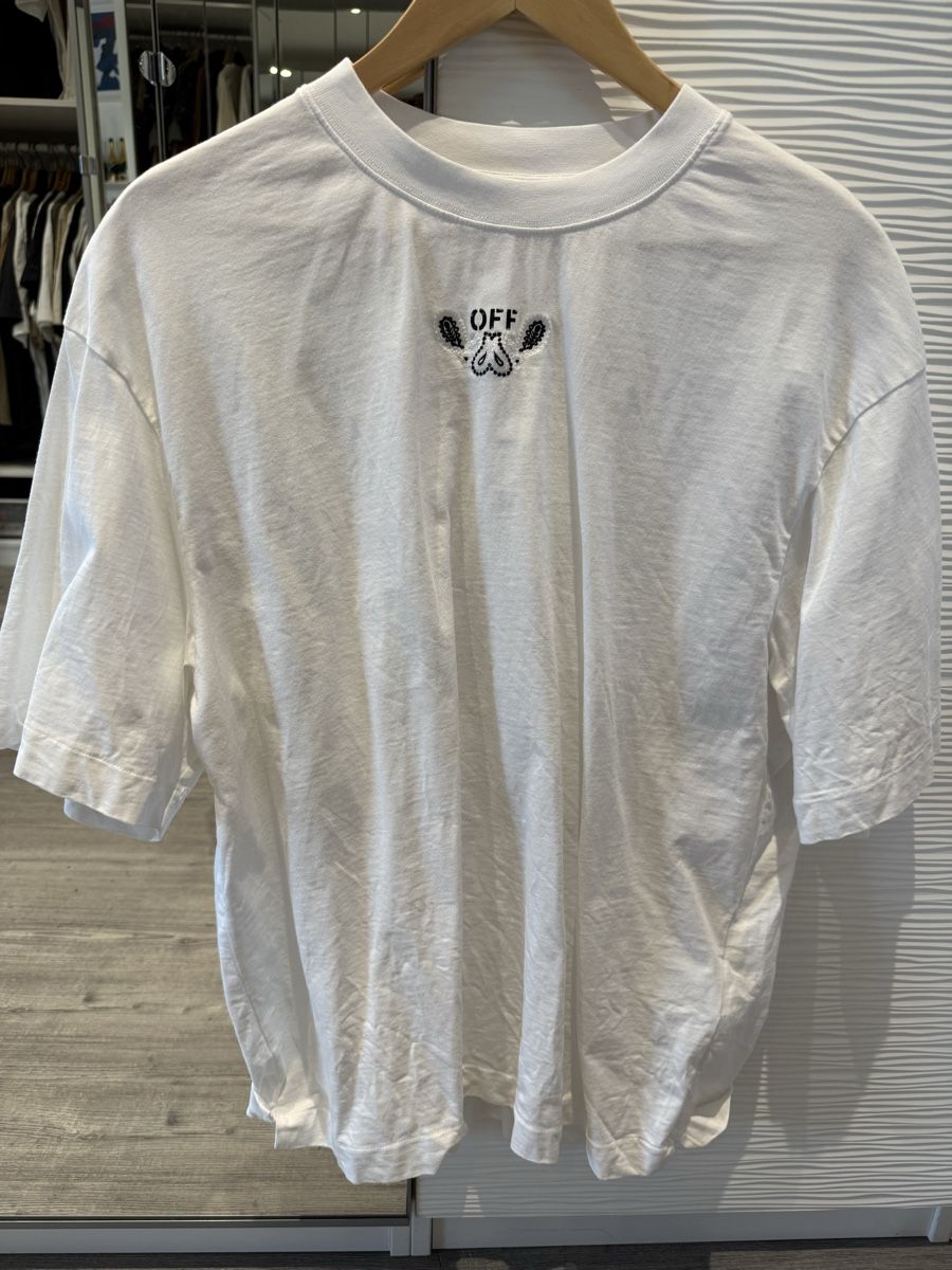 Off-White T-shirt: Off white embroidered tattoo tshirt M – Usato da Giubiasco venduto da Darkemperor