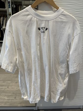 Off white embroidered tattoo tshirt M