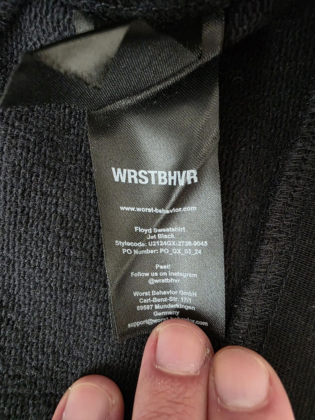 Maglioni & Felpe: WRSTBHVR Floyd Sweatshirt, Grösse L. – Usato da Oftringen venduto da JG__4 3