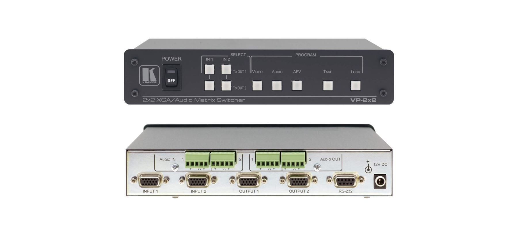 Mischpulte: Kramer VGA Audio Matrix Switcher VP-2x2 – Neu (gemäss Beschreibung) aus Mellingen von Browser67