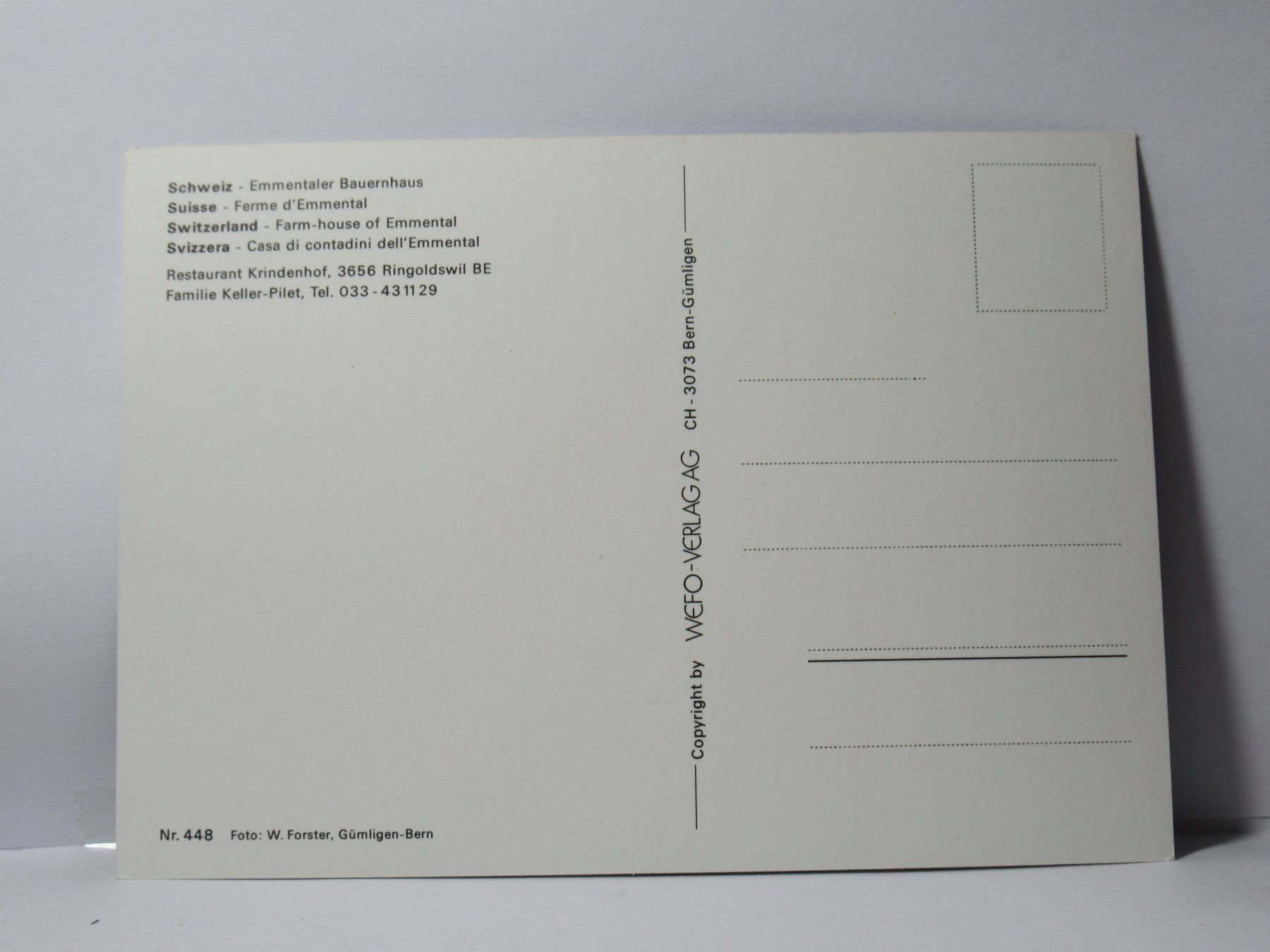 Cartoline postali: Bauernhaus im Emmental – Nuovo (secondo la descrizione) da Grenchen venduto da Bluemchen1900 1