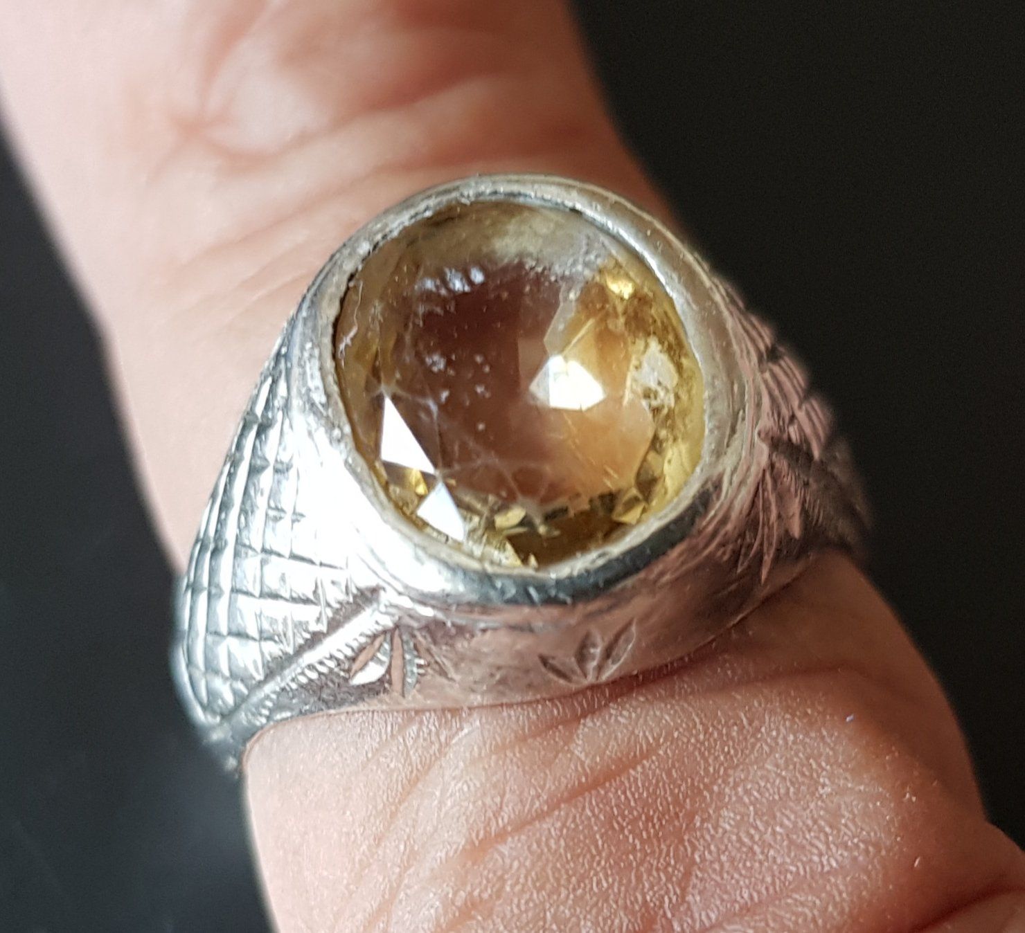 Anelli: Silber Ring Topas Damen / Herren – Usato da wetzikon venduto da Bestedienste 1