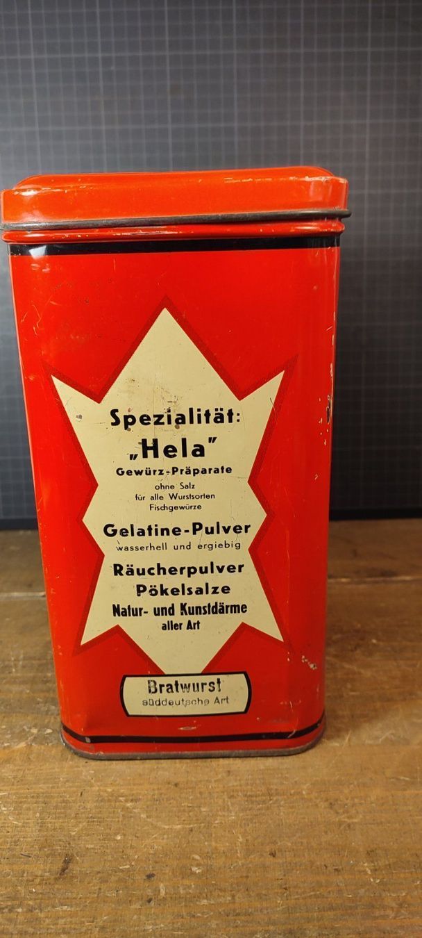 Dosen: Wunderschöne antike Blechdose Herman Laue  Hamburg 6 – Gebraucht aus Gelterkinden von MYSTOREFORYOU4460 3