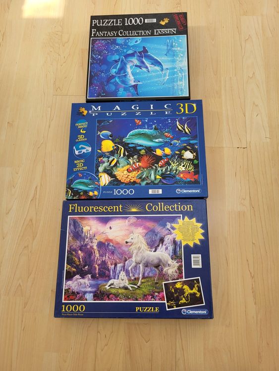 Puzzle 3 Stück 1000 Teilig | Kaufen auf Ricardo