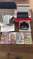 Nintendo Switch OLED White + 4xGames