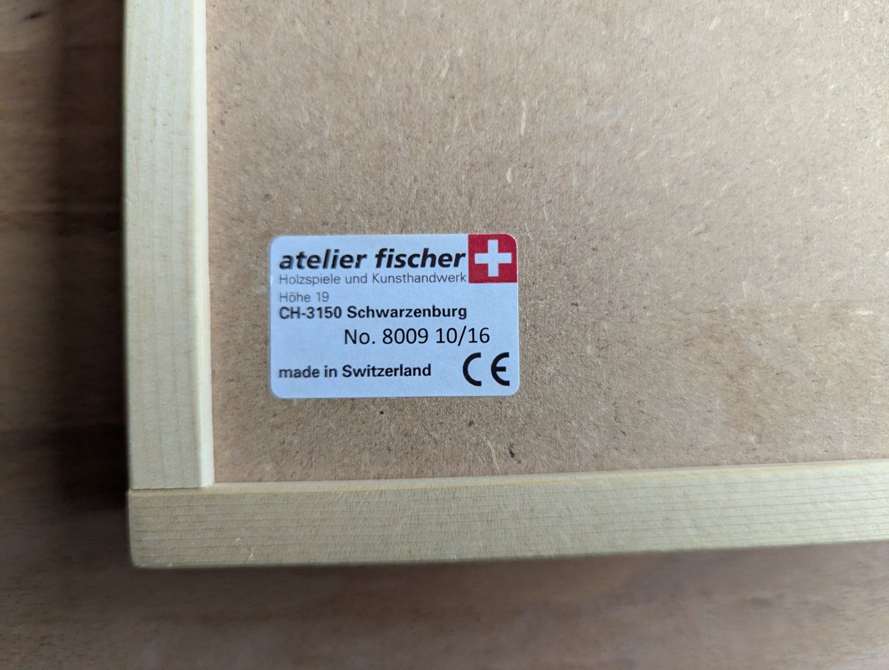 Giochi: Wunderschönes Schweizer Holz Memory von Atelier Fischer – Usato da Basel venduto da Shaby0 3