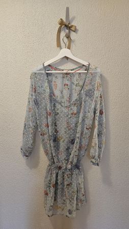 Made by Pip transparente Bluse, Gr. L, leicht und luftig!