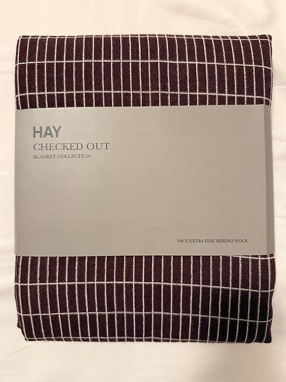 Hay Coperte: HAY CHECKED OUT, Decke L190xH130 cm – Nuovo e nell'imballaggio originale da St. Gallen venduto da Bhallo01