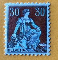  Nr.110 UNGESTEMPELT Helvetia mit Schwert  ﻿