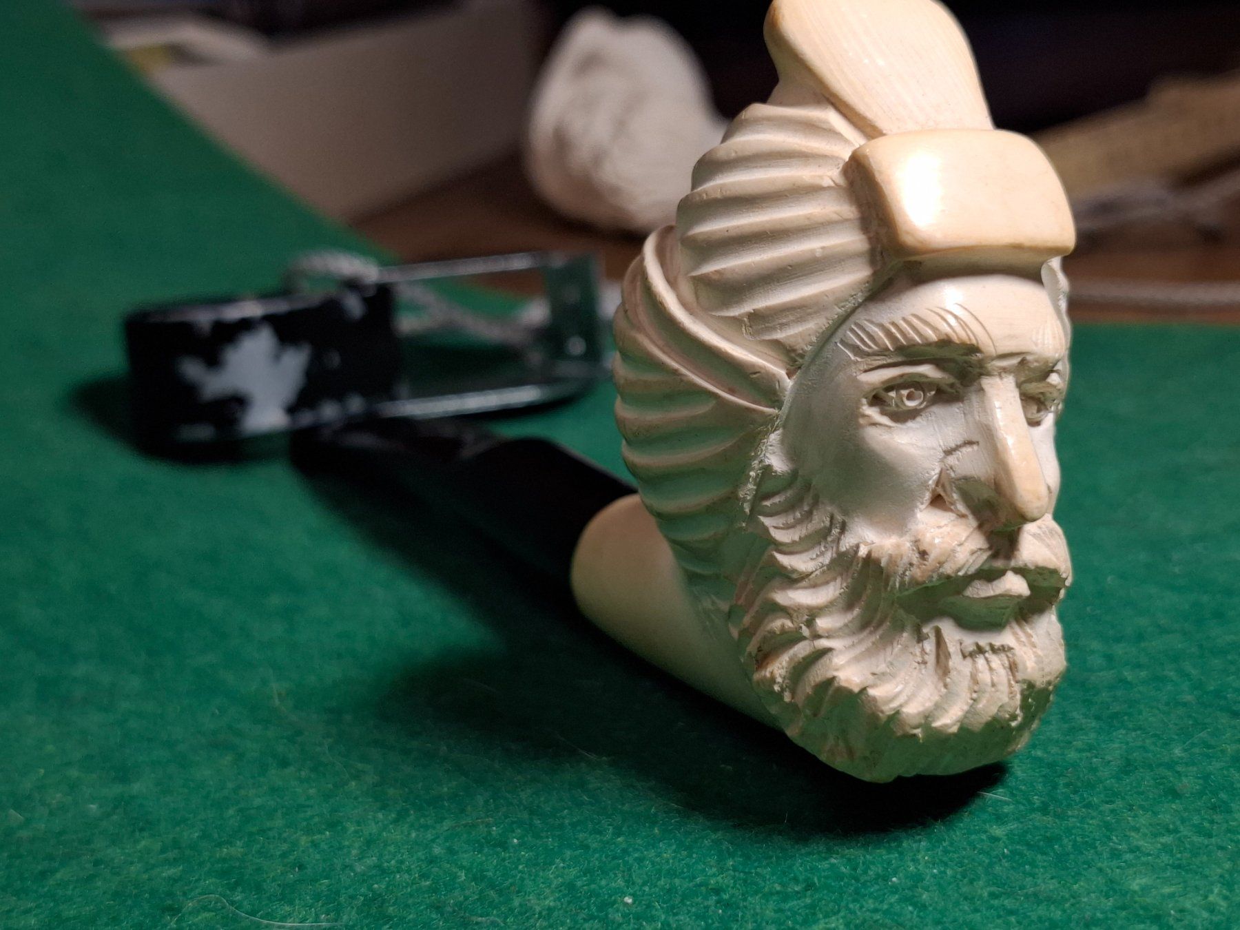 Pipe & Accessori: Meerschaum - Pfeife mit geschnitztem Kopf! SULTAN – Usato da Schlieren venduto da Svenja7 3