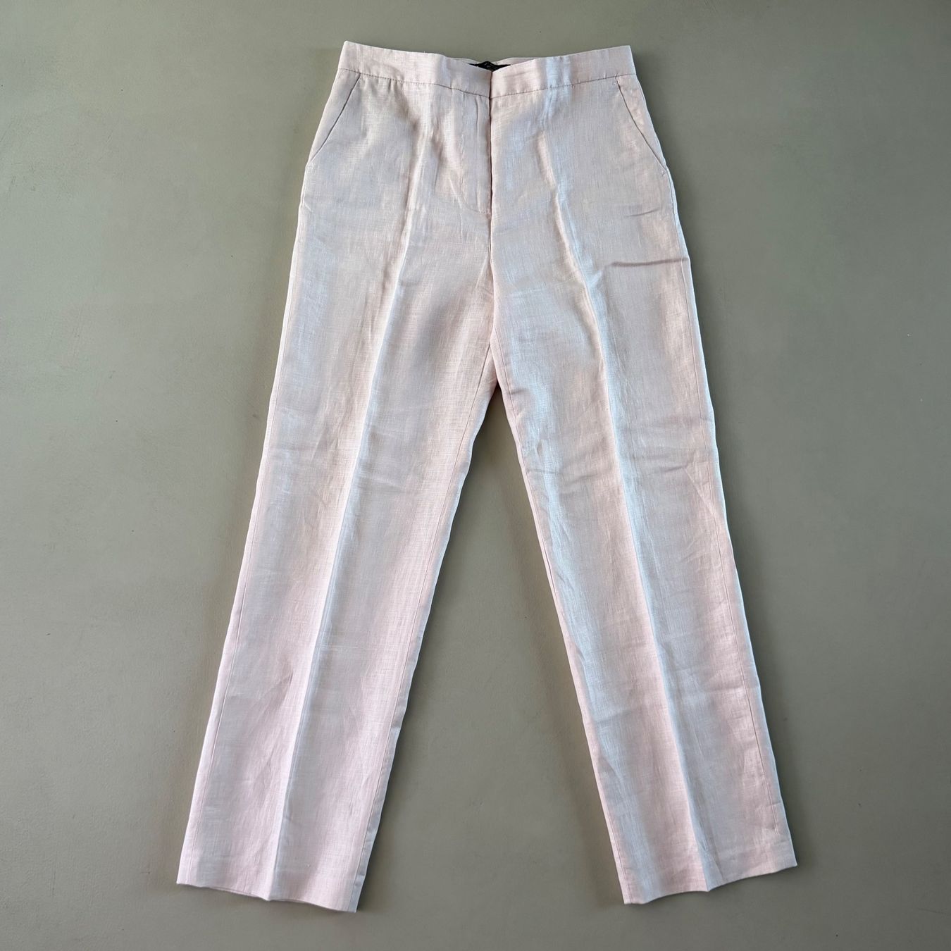 Zara Hosen: hellrosa ZARA Leinenhose 💖 – Gebraucht aus zürich von vintage12