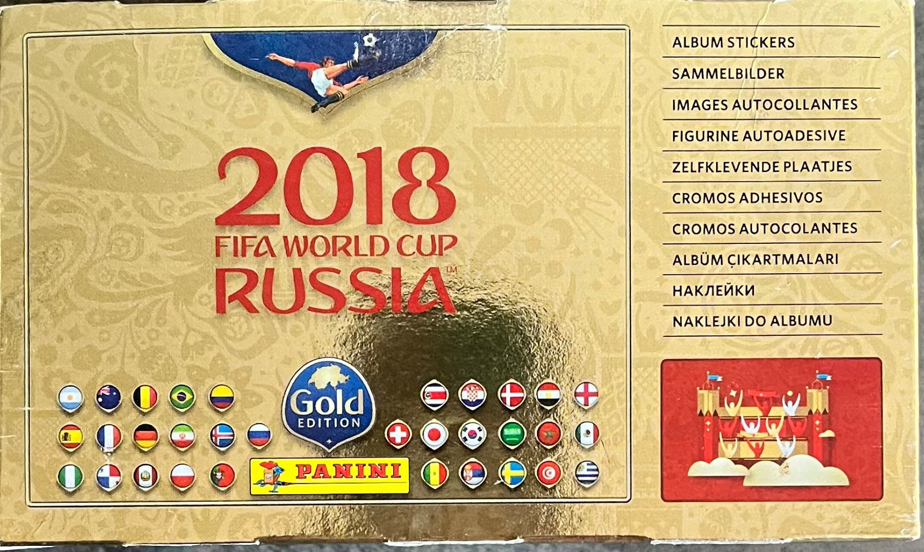 Vignette autostradali: Vignette Panini Gold Russie 2018 – Nuovo (secondo la descrizione) da Plan-les-Ouates venduto da gilmo