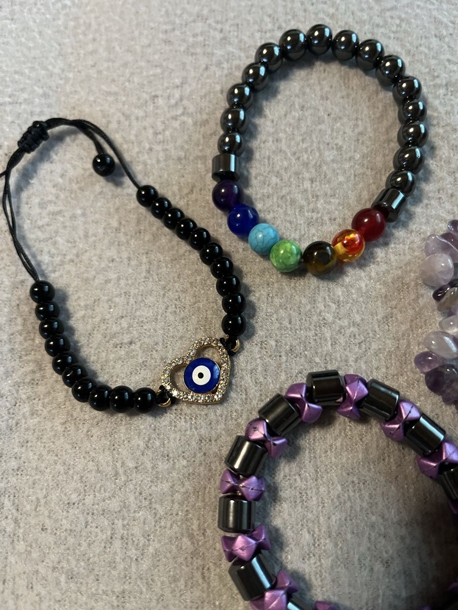 Bracciali & Braccialetti: Armbänder Set 4Stk. Chakra Amethyst – Nuovo (secondo la descrizione) da Grellingen venduto da nadu17 1
