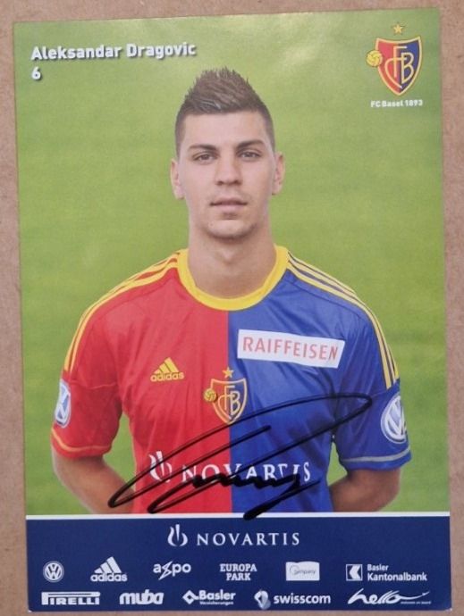 Autogramme: Aleksandar Dragovic - FC Basel 2012/13 – Gebraucht aus Menziken von Autogramme