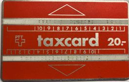 Rote Taxcard CHF 20.00 gebraucht