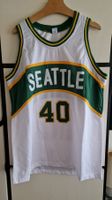 NBA Maillot custom Sonics dédicacé par SHAWN KEMP