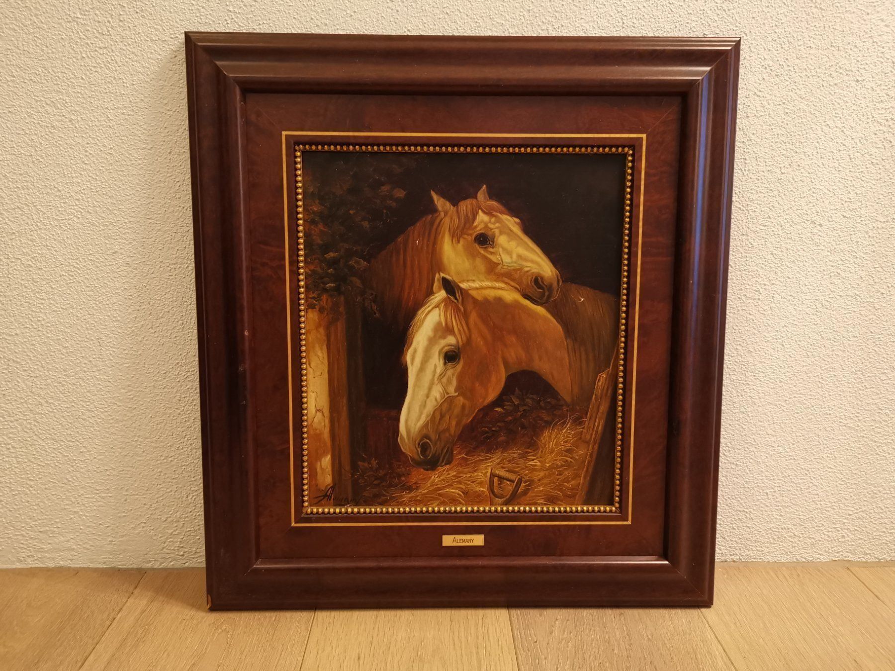 Gemälde: Original Alex Alemany / Pferde – Gebraucht aus Küssnacht am Rigi von Alca_TS_AG