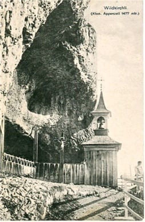 Cartoline postali: Wildkirchli – Usato da Ottikon b.Kemptth. venduto da Neptun1974