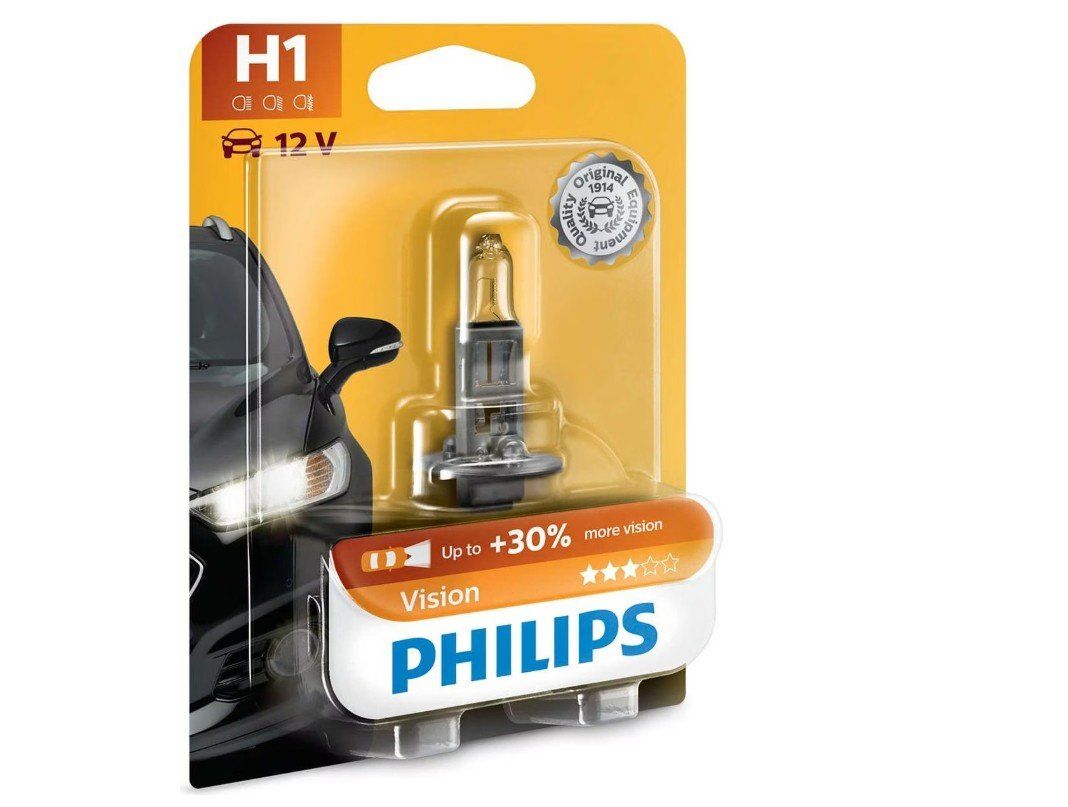 Fari: Neue Philips Vision H1, 12V- Autolampe – Nuovo e nell'imballaggio originale da Grosshöchstetten venduto da asi_qp5q