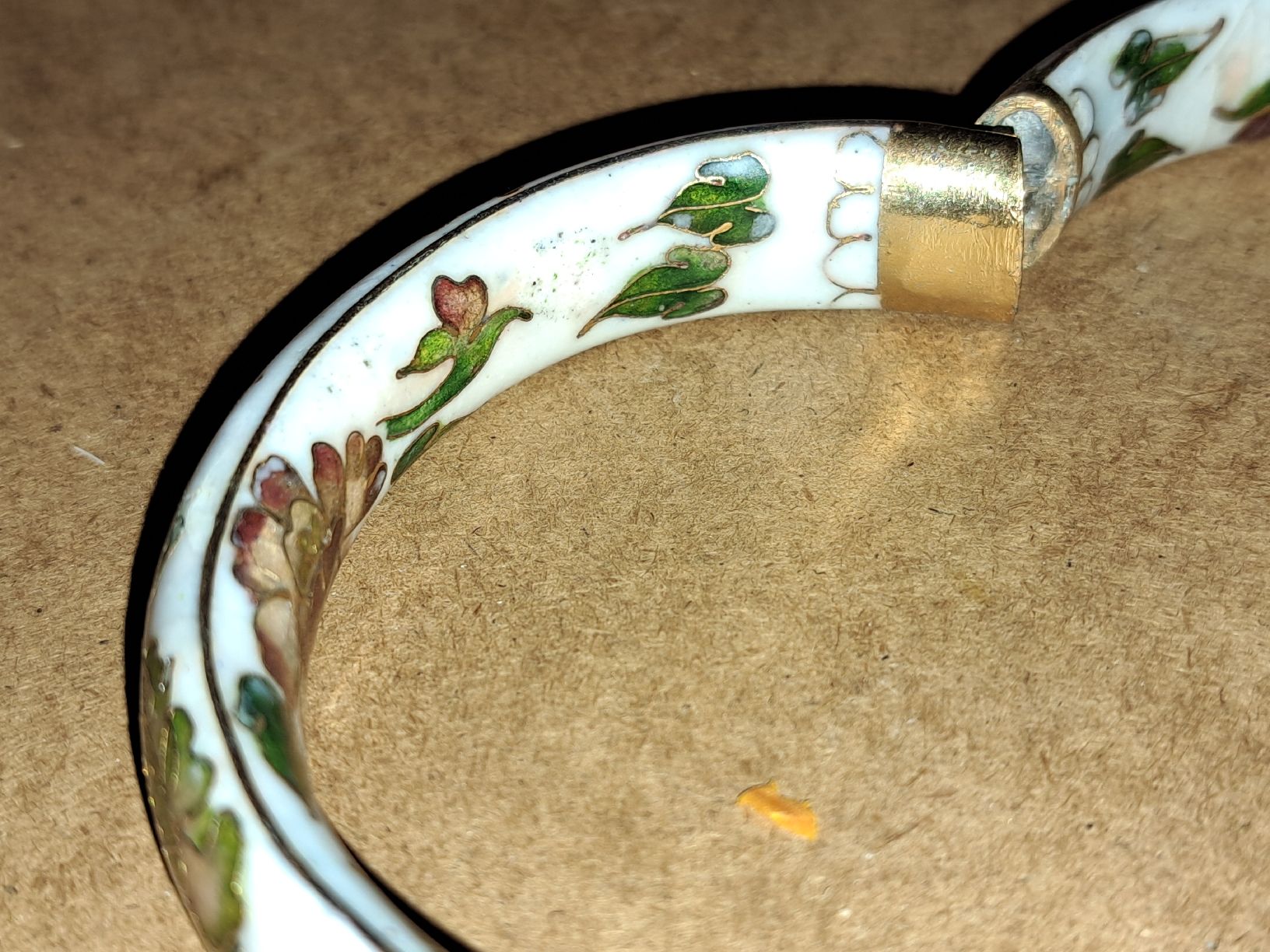 Bracciali & Braccialetti: Vintage Cloisonné Armreif, Blumenmuster,emailliert – Usato da Kölliken venduto da Upcycling-by-Mc-TAM 4