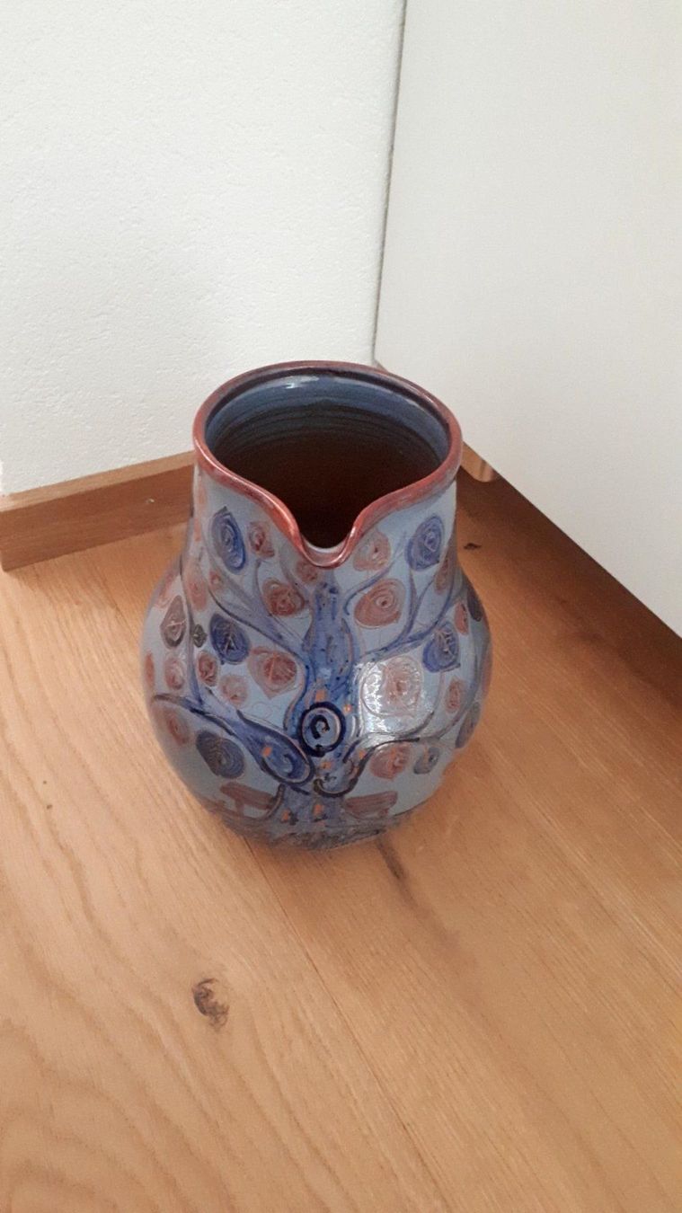Set di piatti: Saftkurg mit 8 Bechern handgetöpfert – Usato da Montlingen venduto da Giardini13 1