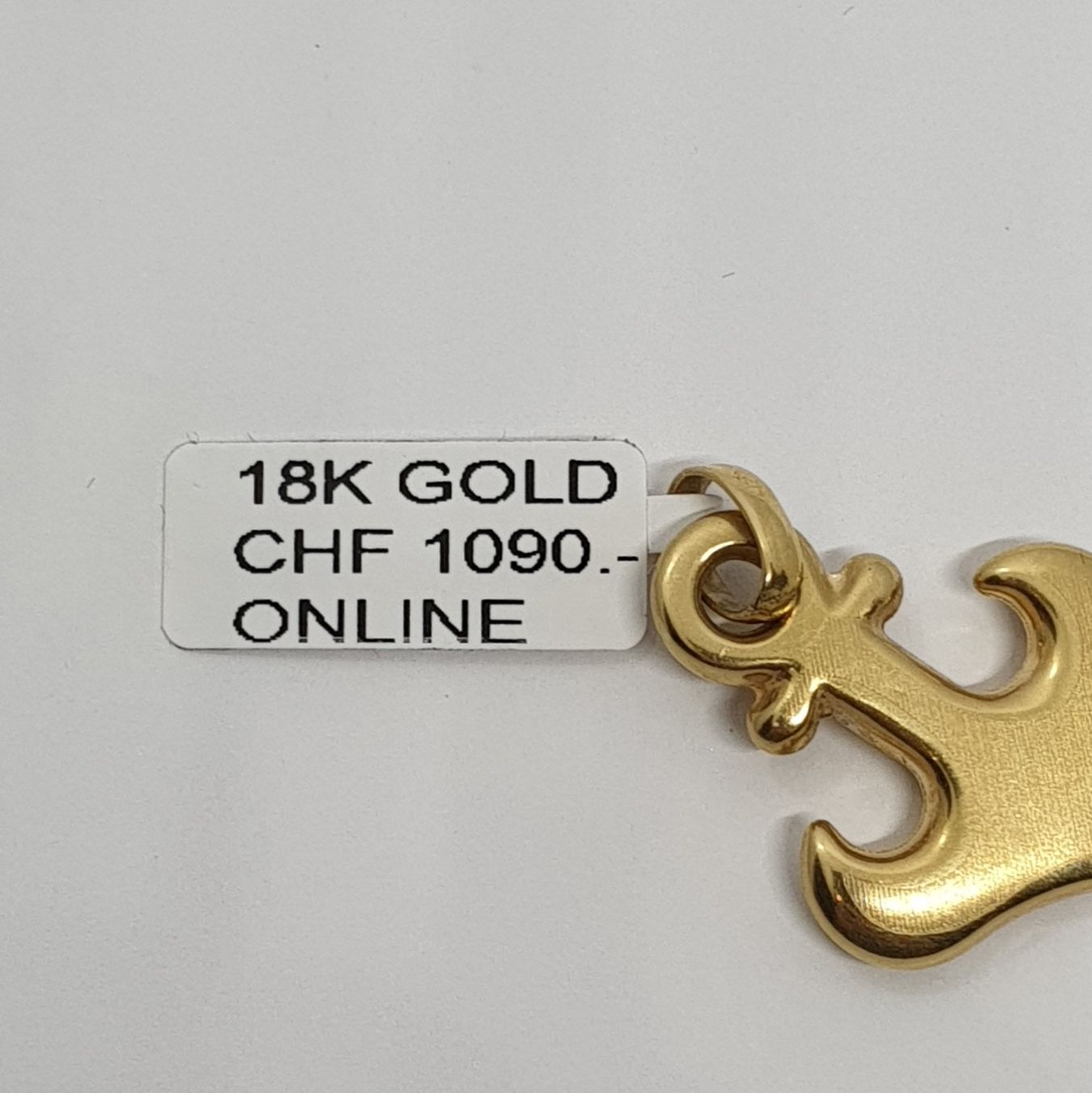 Ciondoli: Echt 18K Gold - Anker Anhänger – Usato da Luzern venduto da Goldhaus-Luzern 3