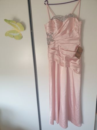 Elegantes Abendkleid, Rosa, Gr. 36/38, Neu mit Etikett