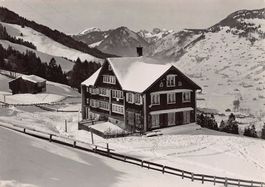 Unterwasser, Skihütte Sektion Uto S.A.C., gelaufen 1953