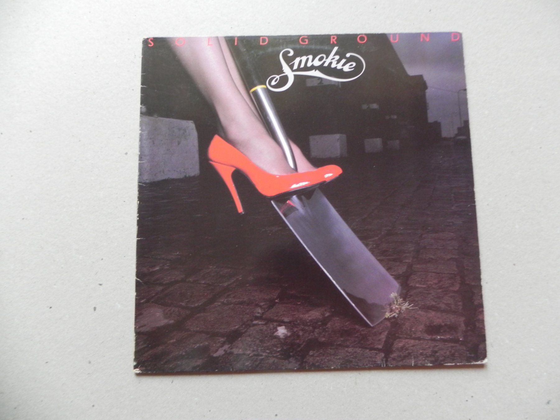 Schallplatten: LP Schallplatte Engl. Rock Band Smokie 1981 Solid Ground – Gebraucht aus Siebnen von krimsie