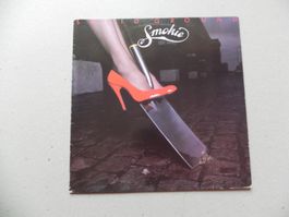 LP Schallplatte Engl. Rock Band Smokie 1981 Solid Ground