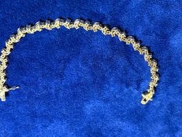 Sehr schönes Silberarmband 925, mit Zirkonia
