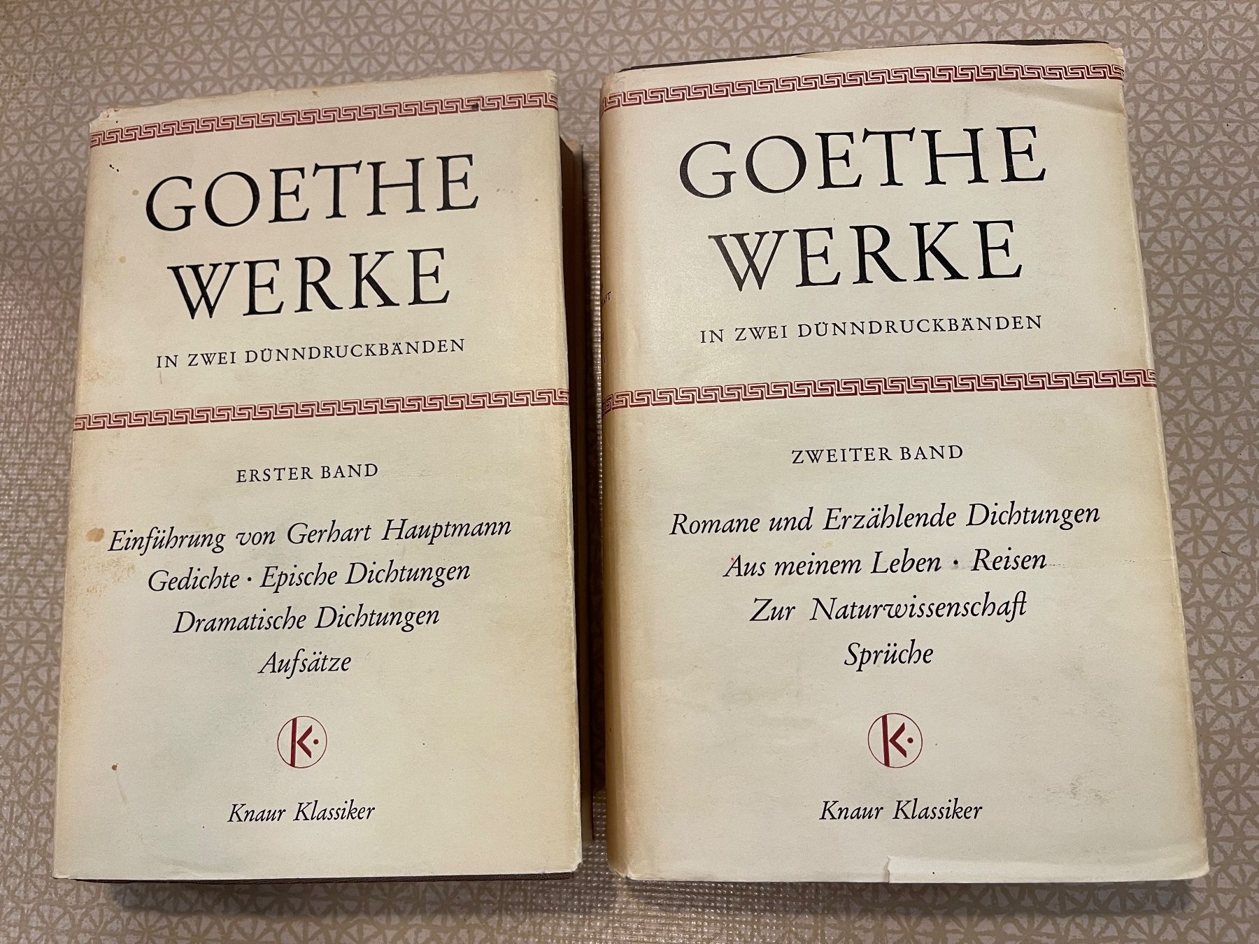 Bücher: 2 Bücher - Goethe Werke – Gebraucht aus Urnäsch von pas_5r9c