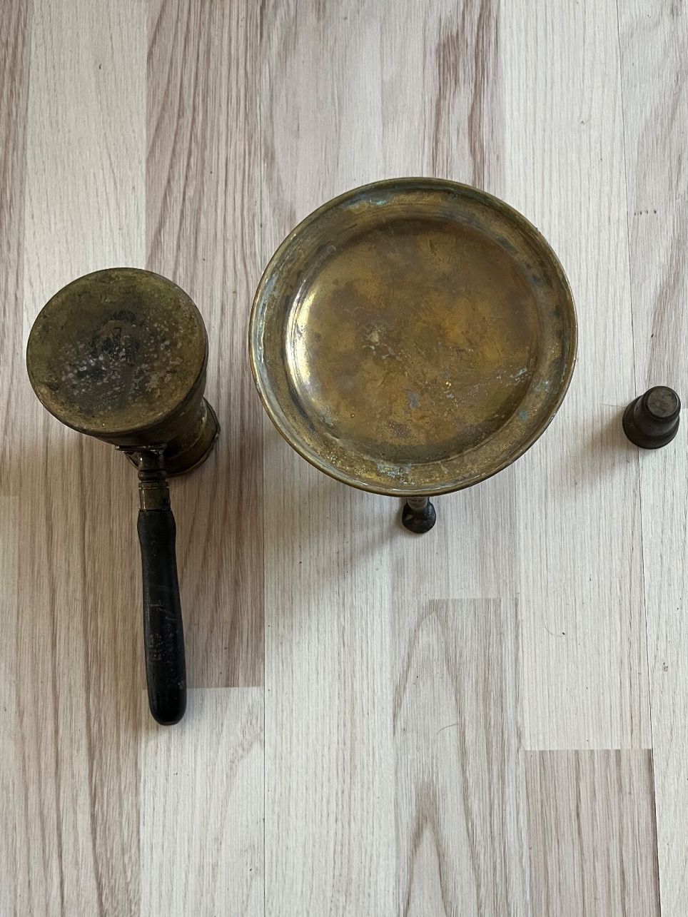 Geschirrsets: Traditionelles Orientalisches MESSING-MOKKA-SET-/KÄNNCHEN – Gebraucht aus Islikon von sav_m8xk 7