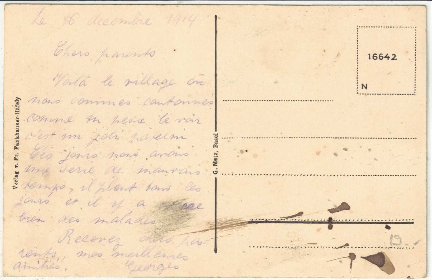 Cartoline postali: Mümliswil - Generalansicht mit Schulhaus – Usato da Ettingen venduto da Kartenplanet 1