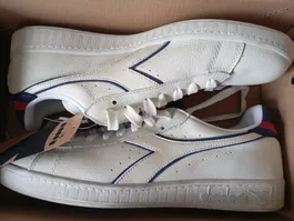 Diadora Game L Low Icons C4127 White Blue Print 45 (10.5)