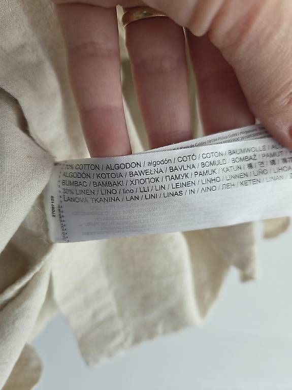 Mango Vestiti: Schönes Baumwoll-Leinen Kleid Mango – Usato da Rüfenacht BE venduto da Biancaro 2