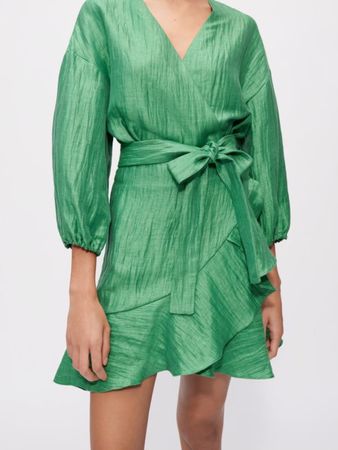 Robe en lin Maje vert taille - 36 