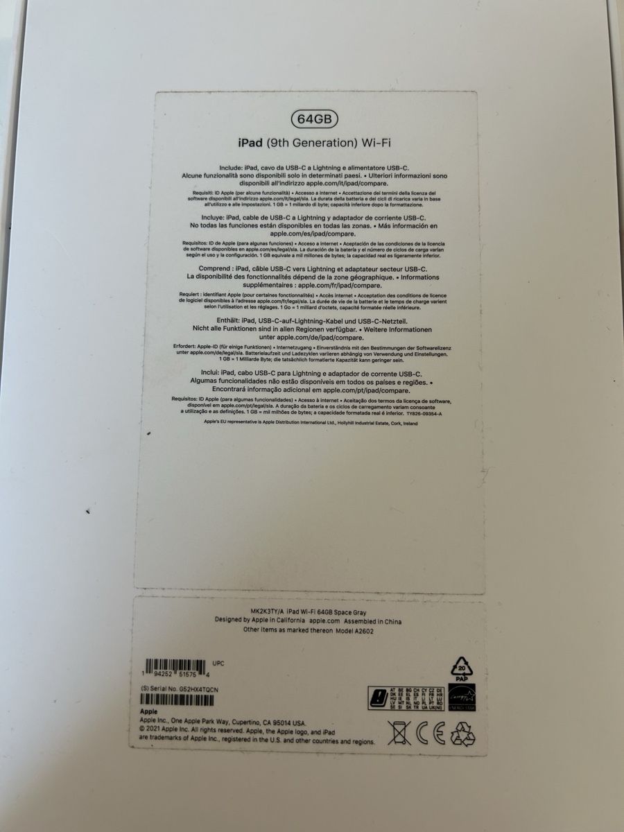 Apple Tablet PC: iPad 9. Generation 64 GB 2022 – Usato da Basel venduto da sve_y9bg 6