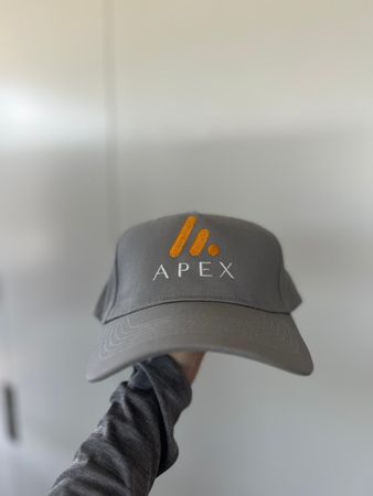 Apex Cap - Brand New Beechfield Grey Baseball Hat! 
