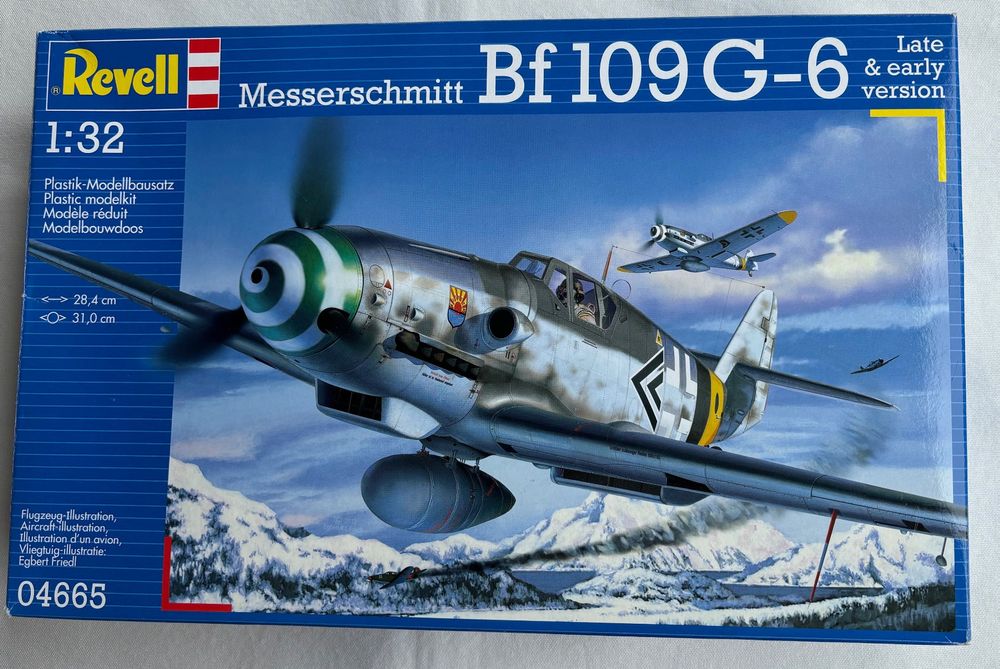 Revell Messerschmitt Bf 109 G-6 / Plastikmodelbausatz 1:32 | Kaufen auf ...